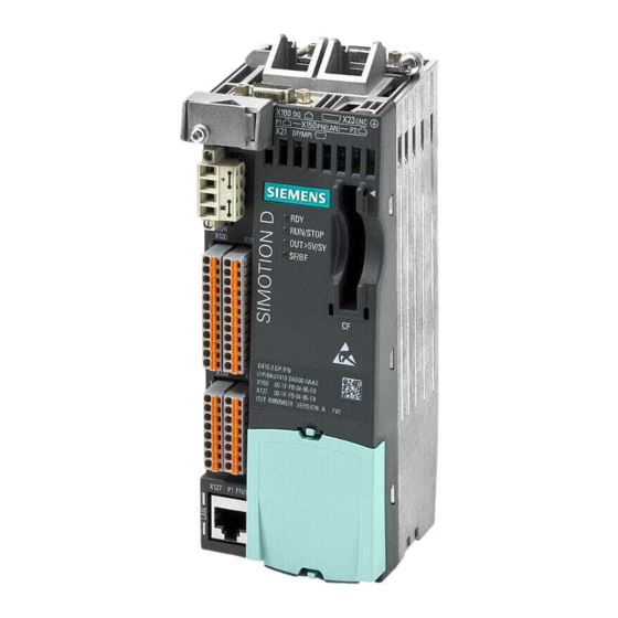 Siemens SIMOTION D410-2 Gerätehandbuch