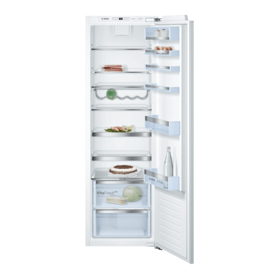 Bosch KIR81 Serie Gebrauchsanleitung