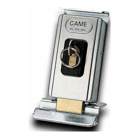 CAME LOCK Bedienungsanleitung