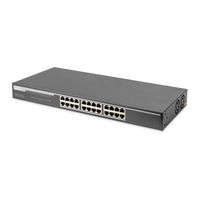 Digitus 16/24 Port Desktop oder rackeinbaufähiger
Fast Ethernet Switch Bedienungsanleitung