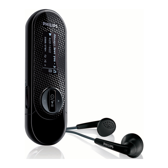 Philips SA2610 Bedienungsanleitung