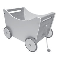 Kinderfeets Toy Box 2-in-1 Walker Bedienungsanleitung