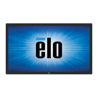 Elo Touch Solutions ET5553L Bedienungsanleitung