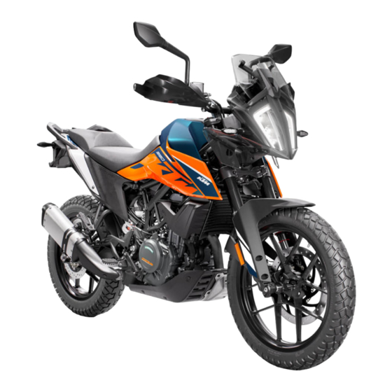 KTM 390 ADVENTURE 2022 Bedienungsanleitung
