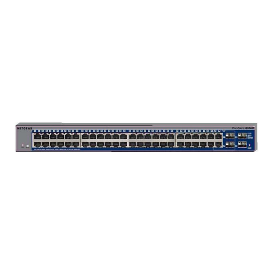NETGEAR GS748T Smart Switch Installationsanleitung