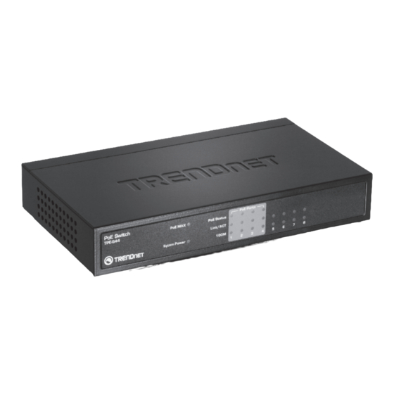 TRENDnet TPE-S44 Anleitung Zur Schnellinstallation