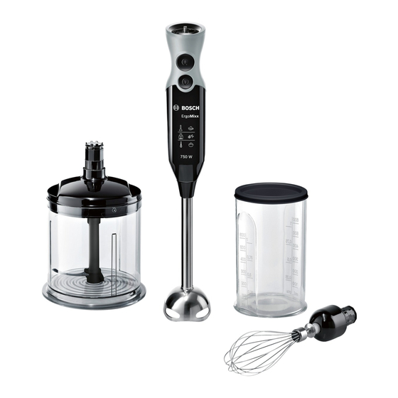 Bosch MSM6 Serie Gebrauchsanleitung