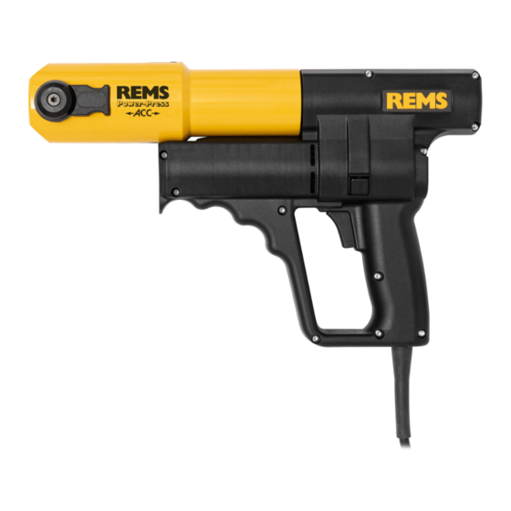 REMS Power-Press Betriebsanleitung