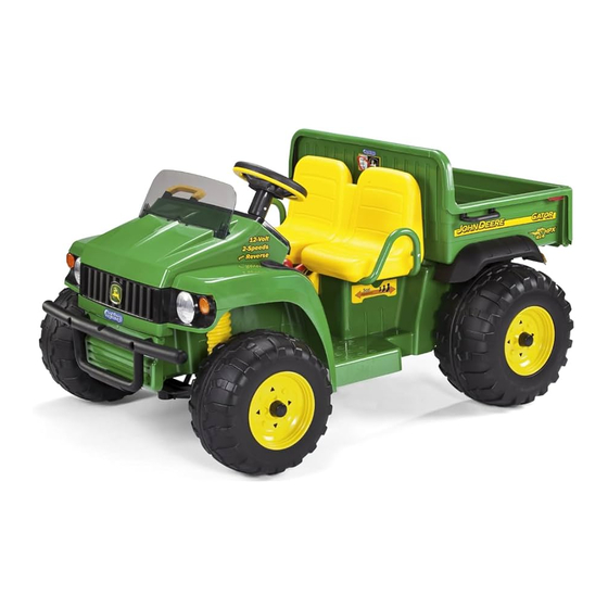 Peg Perego John Deere Gator Gebrauch Und Wartung