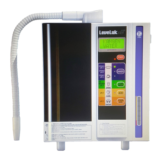 Enagic LeveLuk SD 501 Bedienungsanleitung