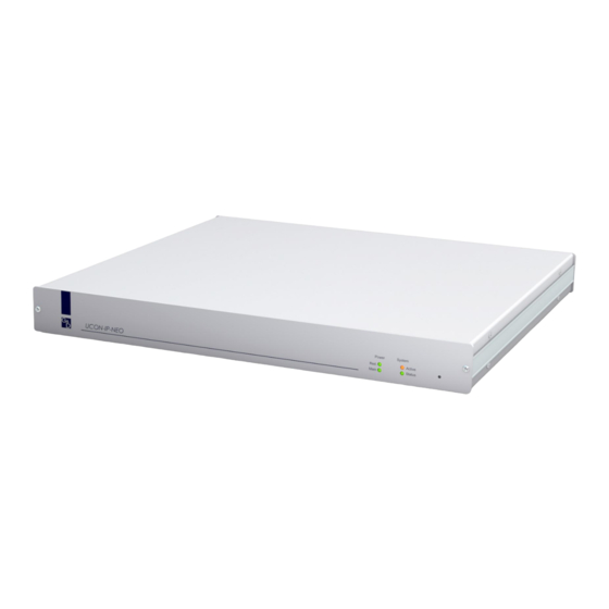 Guntermann & Drunck UCON-IP-NEO Installationsanleitung