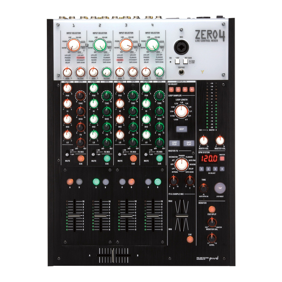 Korg zero 4 Bedienungsanleitung