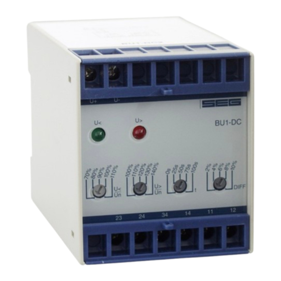 Seg Basic BU1-DC Handbuch