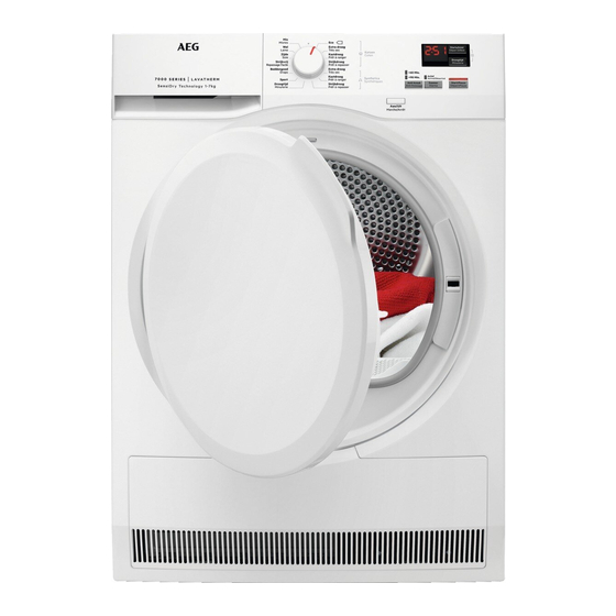 AEG T7DBK73P Benutzerinformation