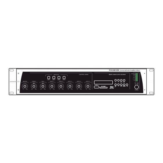 Work Pro Ca PCA 240 USB Bedienungsanleitung