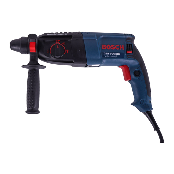 Bosch GBH 2-26 RE Professional Handbücher