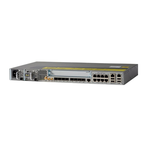 Cisco ASR-920U-12SZ-IM Handbücher