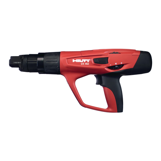 Hilti DX 462 Bedienungsanleitung