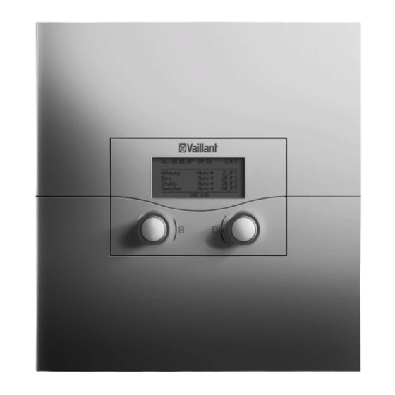 Vaillant calorMATIC 630 Bedienungsanleitung