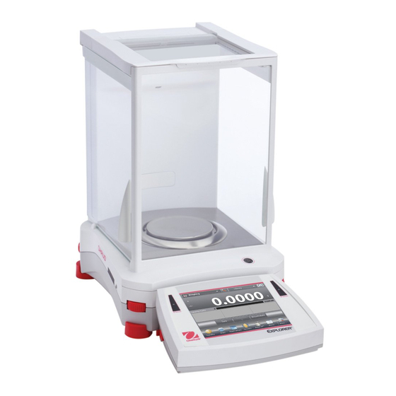 OHAUS Explorer EX124 Bedienungsanleitung