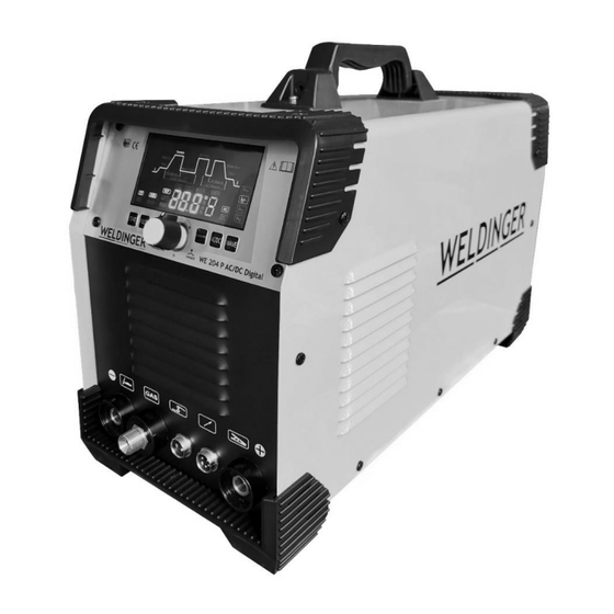 WELDINGER WE 204P digital AC/DC Bedienungsanleitung