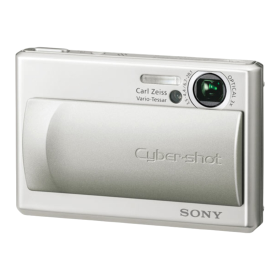 Sony cyber-shot DSC-T1 Handbuch