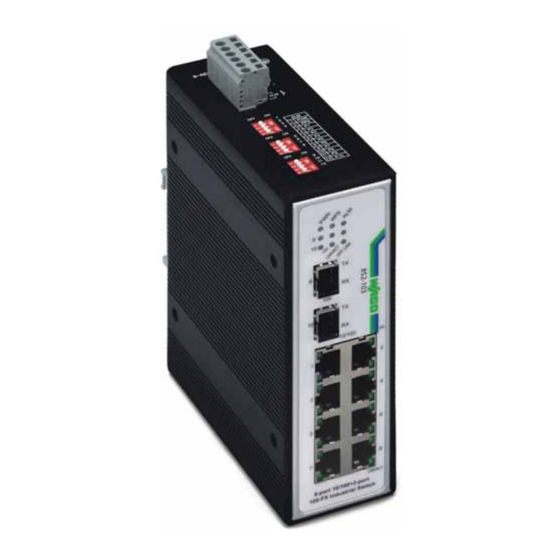 WAGO ETHERNET 852-103 Montage, Installation Und Verwendung