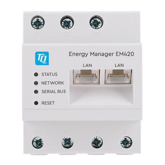 TQ Energy Manager EM420 Handbücher
