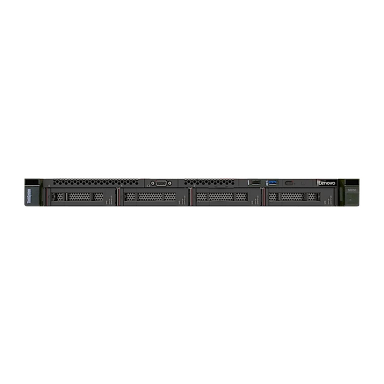Lenovo ThinkSystem SR250 Schnelleinstieg