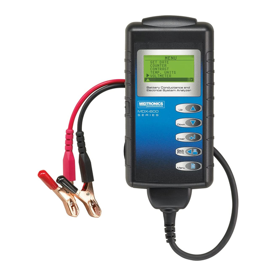 Midtronics MDX-655 Bedienungsanleitung