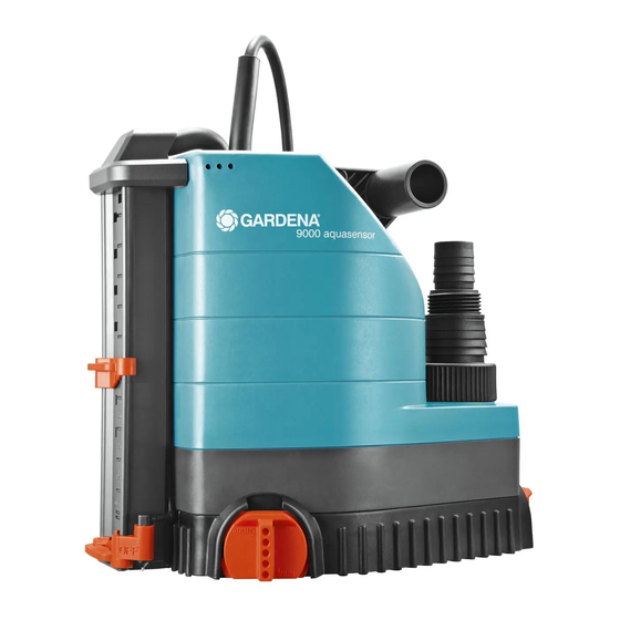 Gardena 9000 aquasensor Betriebsanleitung