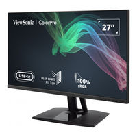 Viewsonic ColorPro VP2756-4K Bedienungsanleitung