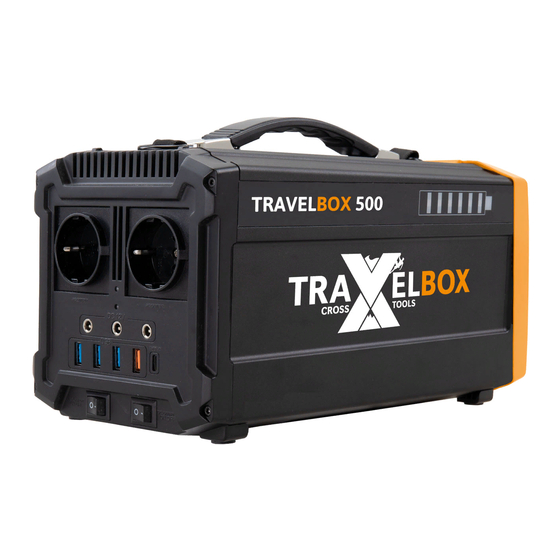 Cross Tools TRAVELBOX 500 Bedienungsanleitung