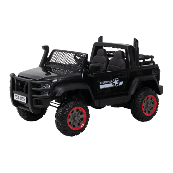 Actionbikes JEEP BIGFOOT Original Bedienungsanleitung