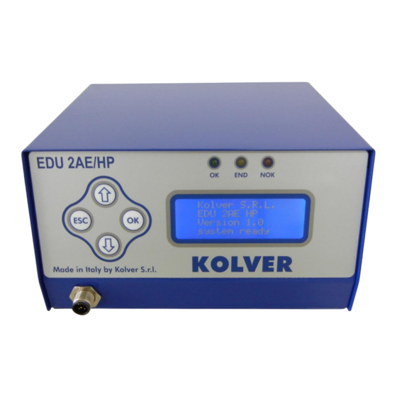 Kolver EDU2AE Bedienungsanleitung