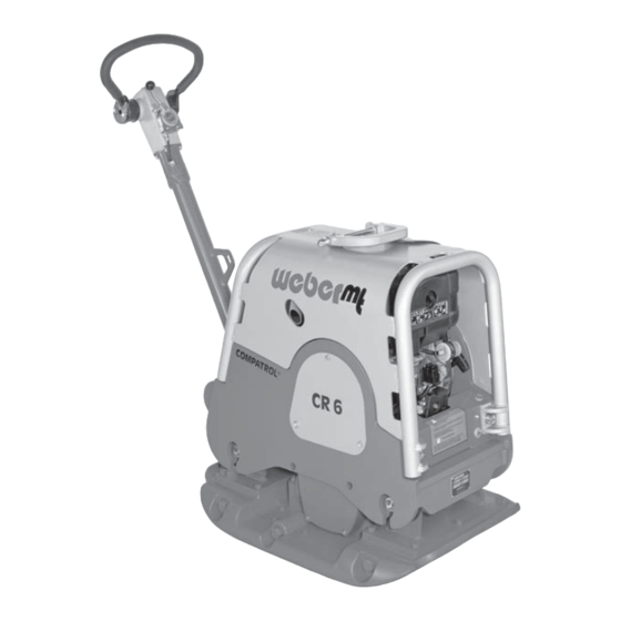 Weber mt CR 6 Bedienungsanleitung Und Wartungsanleitung