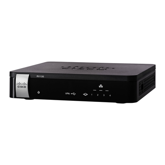 Cisco RV130 Kurzanleitung