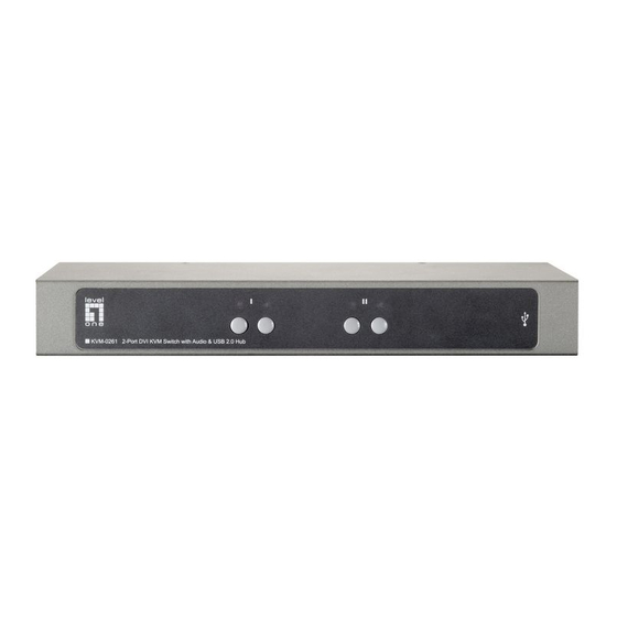 LevelOne KVM-0261 Schnellinstallationsanleitung