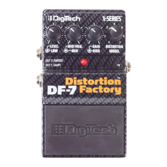 DigiTech Distortion Factory DF-7 Handbuch