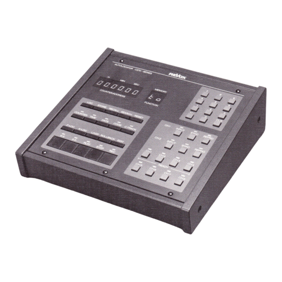 Revox C-series Bedienungsanleitung