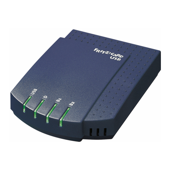 Fritz! Card USB Installation