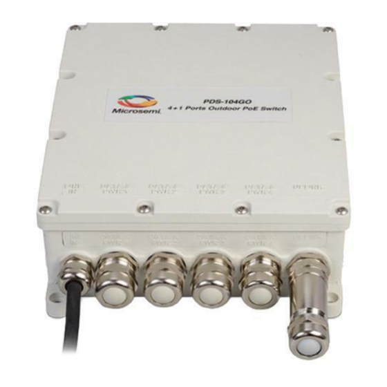 Microsemi PDS-104GO Hardwarespezifikationen Und Installationsanleitung