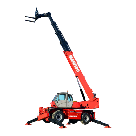 Manitou MRT-X 3255 PLUS PRIVILEGE Betriebsanleitung