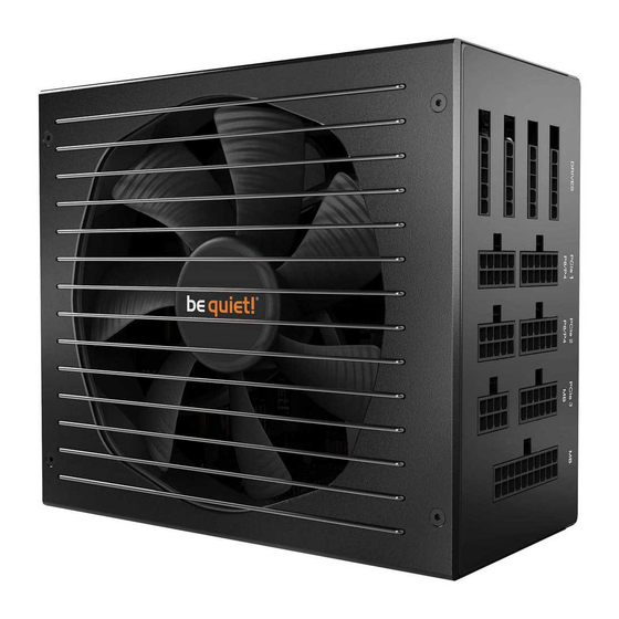 BE QUIET! Straight Power 11 Platinum Bedienungsanleitung
