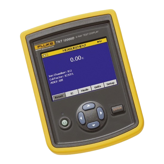Fluke Biomedical TNT 12000 Referenzhandbuch