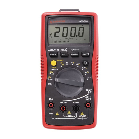 Amprobe AM-560 Bedienungshandbuch