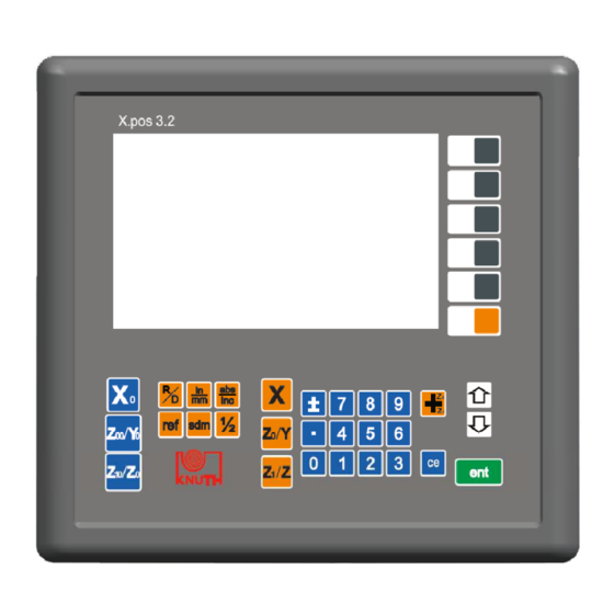 Knuth X.pos 3.2 Betriebsanleitung