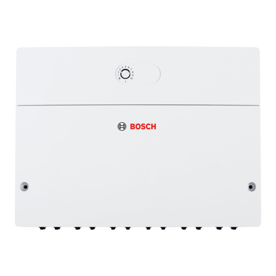 Bosch MS200 Installationsanleitung Für Das Fachhandwerk