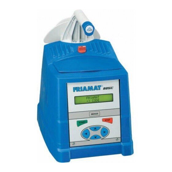 FRIATEC FRIAMAT prime Bedienungsanleitung