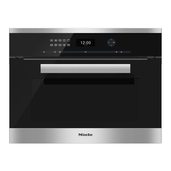 Miele H6401B Gebrauchsanweisung Und Montageanweisung